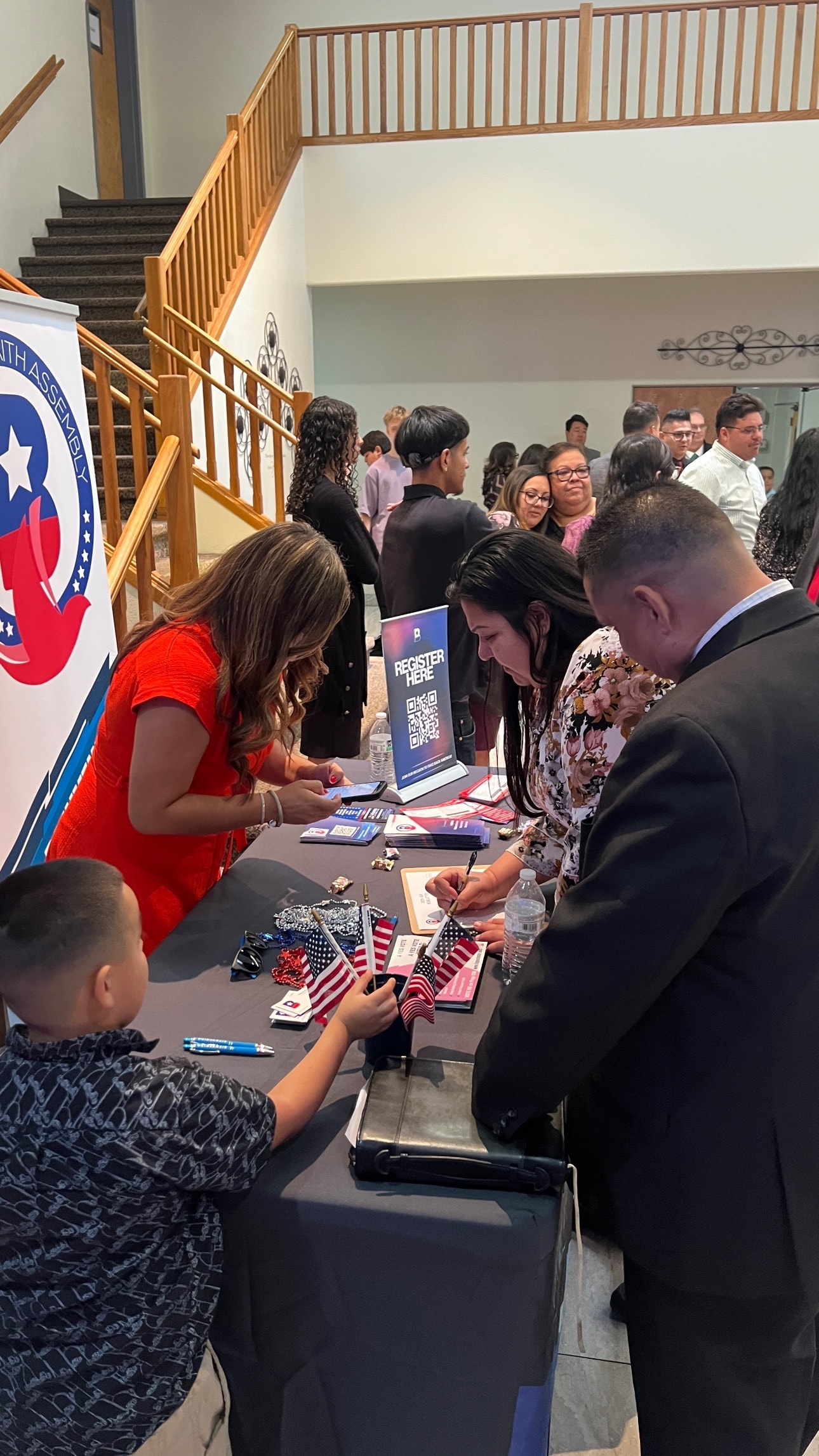 Event registration table